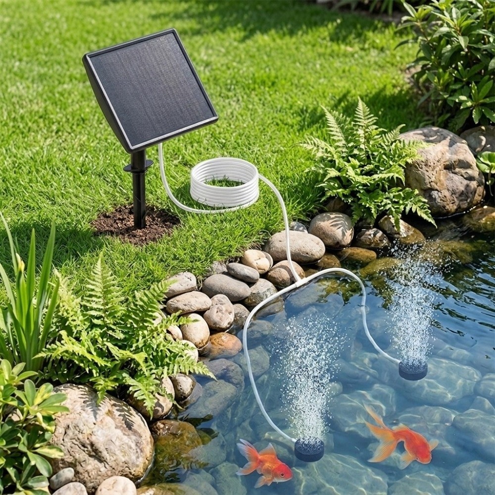 Fish Pond Aerator - Bomba de oxigênio solar de baixo