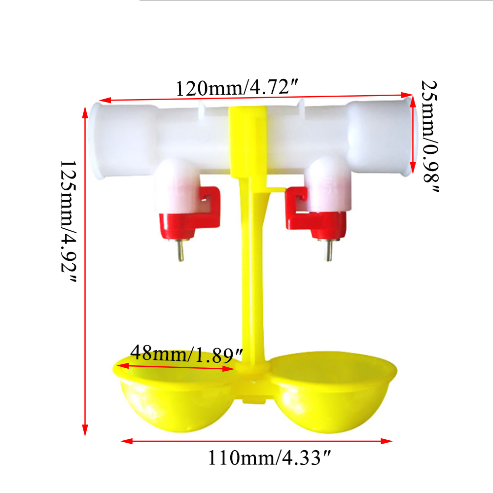 Chicken Nipple Drinker - Bebedouro Automático de Niple para Frangos