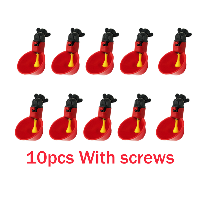 Chicken Nipple Drinker - 10 pçs frango codorna pendurado copos