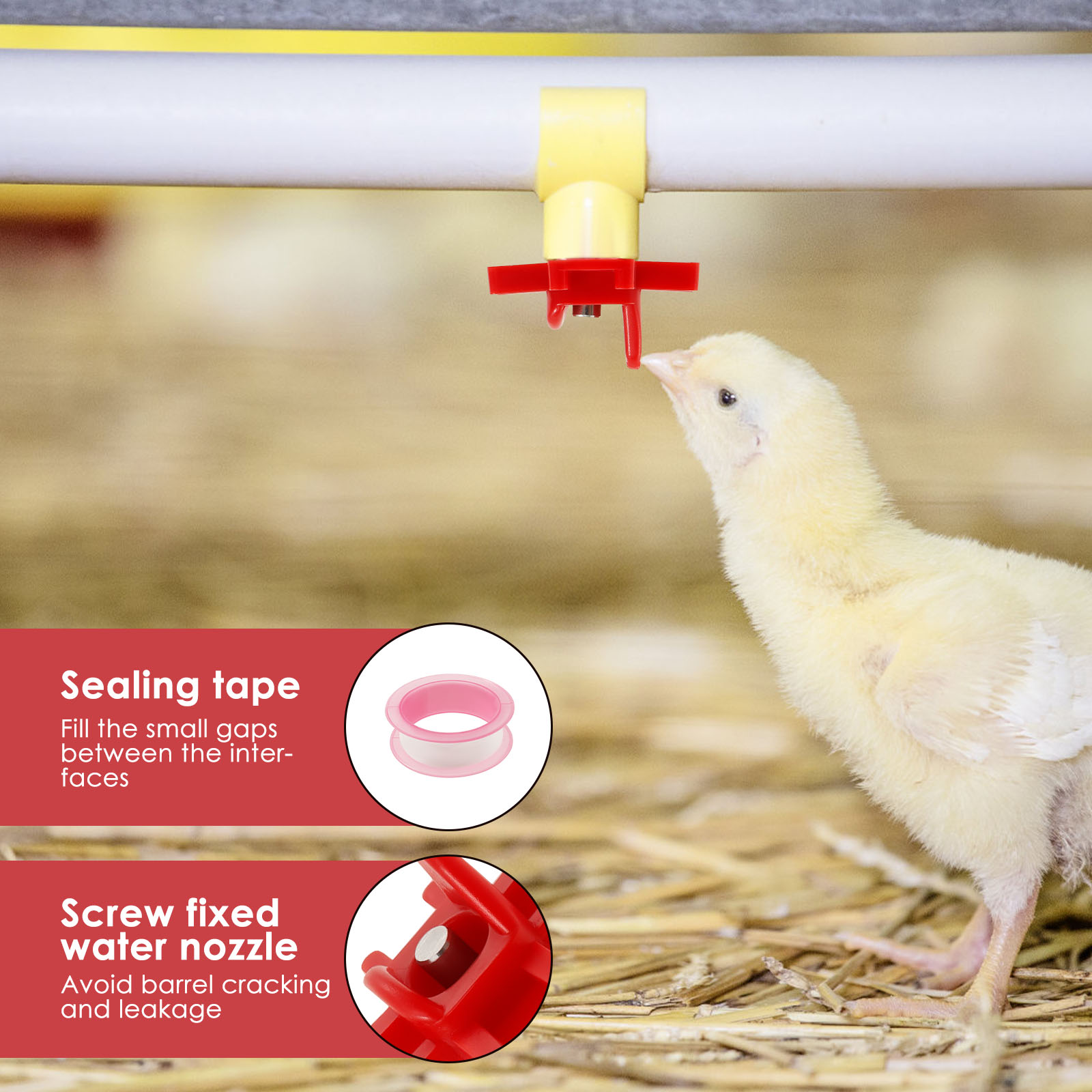 30 pçs frango waterer mamilo b - Chicken Nipple Drinker avaliação e preço