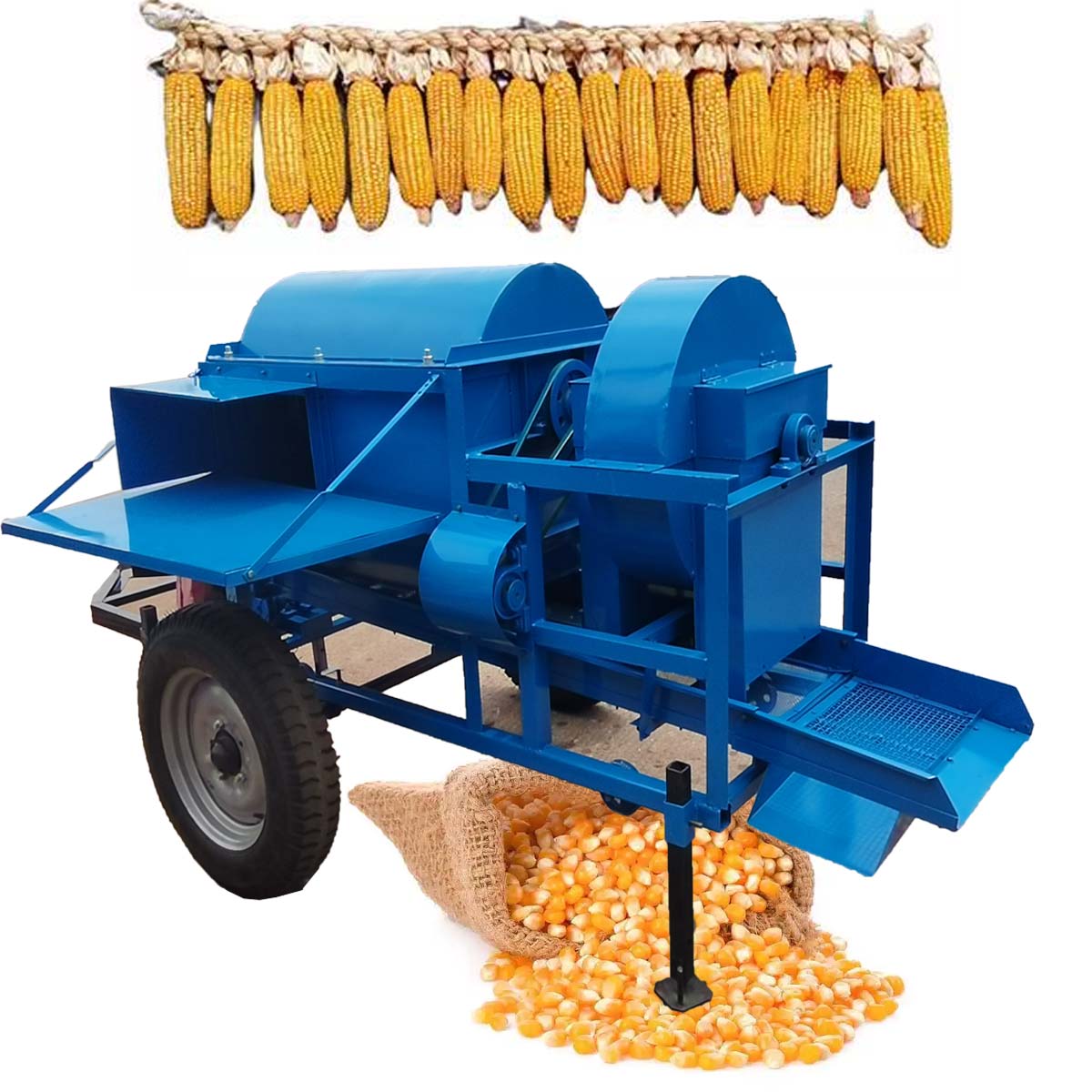 Máquinas agrícolas diesel elét - Corn Sheller Machine avaliação e preço