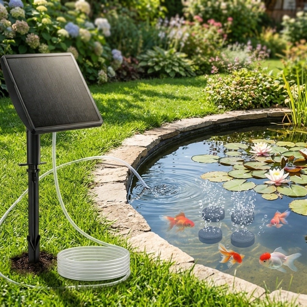 Bomba de oxigênio solar de bai - Fish Pond Aerator avaliação e preço