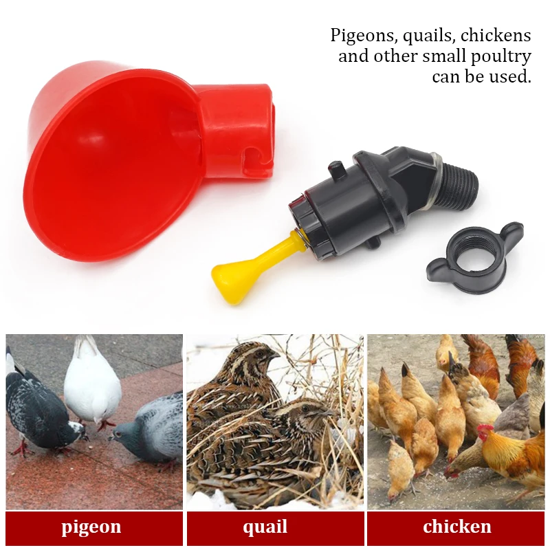 6-36 pçs frango codorna pendur - Chicken Nipple Drinker avaliação e preço